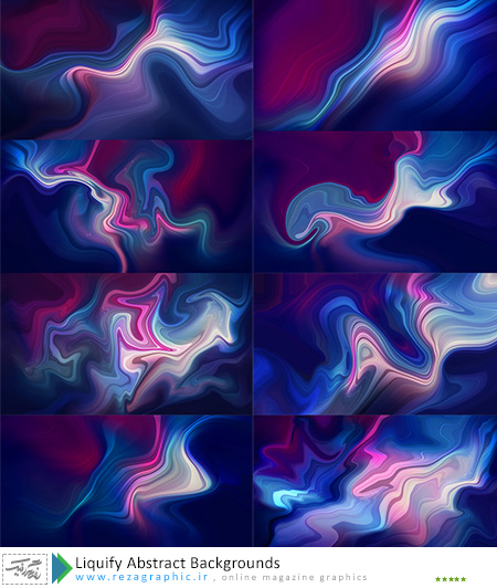 Liquify Abstract Backgrounds ( www.rezagraphic.ir )