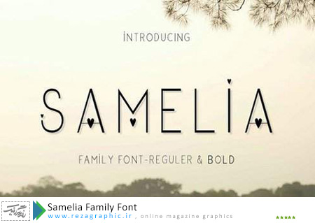 Samelia Family Font ( www.rezagraphic.ir )