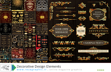 Decorative Design Elements ( www.rezagraphic.ir )