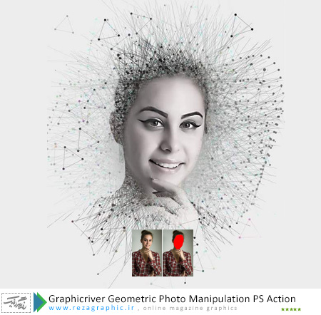 Graphicriver Geometric Photo Manipulation PS Action ( www.rezagraphic.ir )