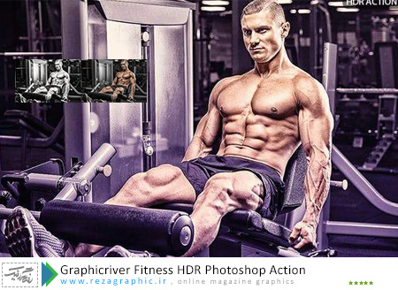 Graphicriver Fitness HDR Photoshop Action ( www.rezagraphic.ir )