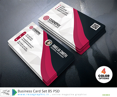 Business Card Set 85 PSD ( www.rezagraphic.ir )