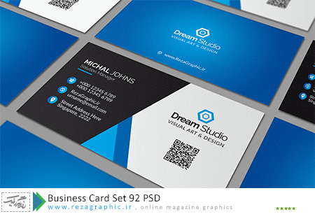 Business Card Set 92 PSD ( www.rezagraphic.ir )