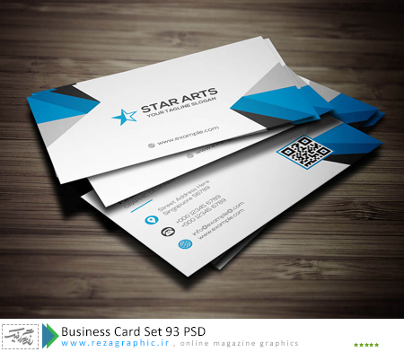 Business Card Set 93 PSD ( www.rezagraphic.ir )