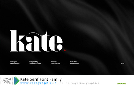 Kate Serif Font Family ( www.rezagraphic.ir )