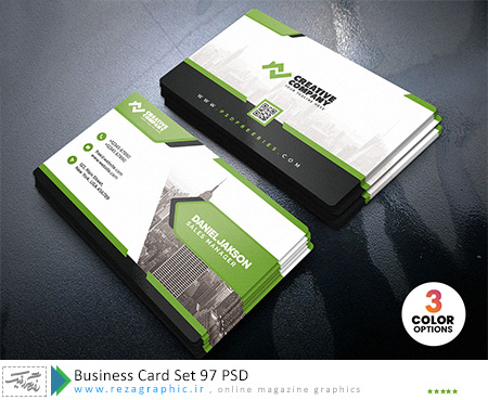 Business Card Set 97 PSD ( www.rezagraphic.ir )