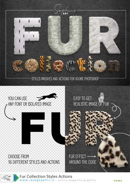 Fur Collection Styles Actions ( www.rezagraphic.ir )