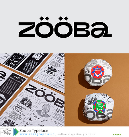 Zooba Typeface ( www.rezagraphic.ir )