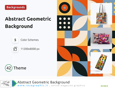 Abstract Geometric Background ( www.rezagraphic.ir )