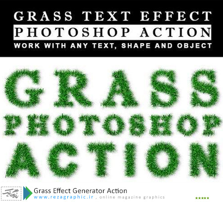 Grass Effect Generator Action ( www.rezagraphic.ir )