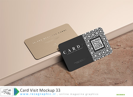 Card Visit Mockup 33 ( www.rezagraphic.ir )