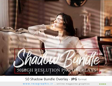 ۵۰ تصاویر پوششی سایه – ۵۰ Shadow Bundle Overlay