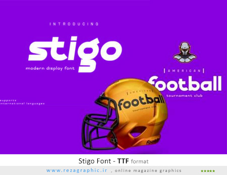 فونت انگلیسی جدید – Stigo Font