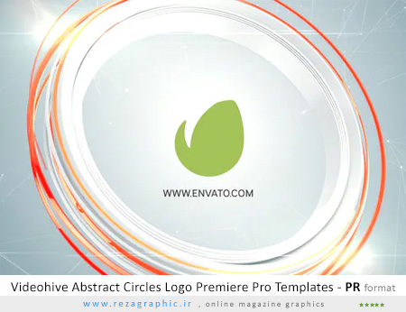پروژه آماده پریمیر نمایش لوگو دایره ای انتزاعی – Videohive Abstract Circles Logo Premiere Pro Templates