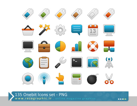 ۱۰۵ آیکون کاربردی – Onebit Icons Set | رضاگرافیک