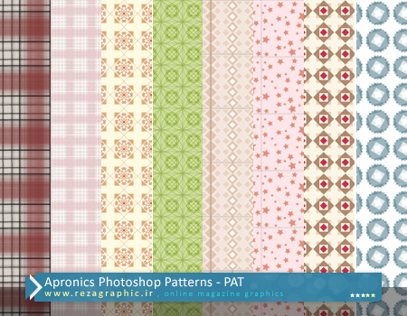 مجموعه پترن فتوشاپ – Apronics Patterns | رضاگرافیک