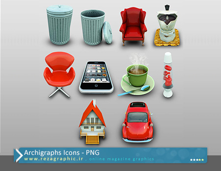 مجموعه آیکون – Archigraphs Icons | رضاگرافیک