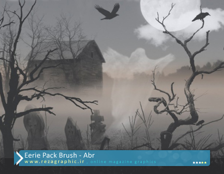 مجموعه براش فتوشاپ – Eerie Pack Brush | رضاگرافیک