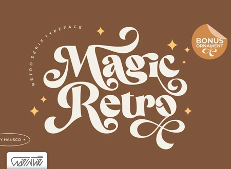 فونت انگلیسی مجیک جادویی – Magic Retro Font