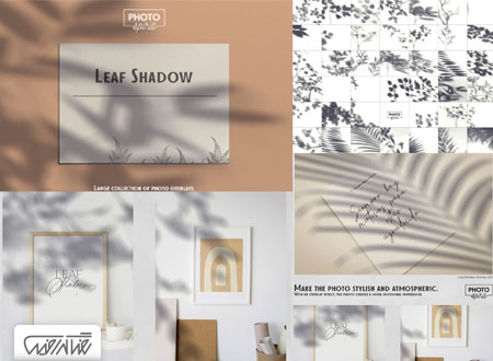 مجموعه تصاویر پوششی سایه برگ – Leaf Shadow Overlays