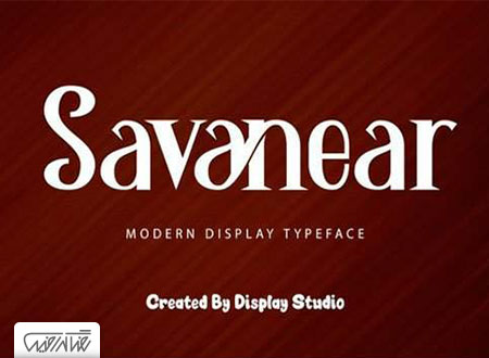 فونت انگلیسی – Savanear Font