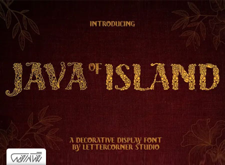 فونت انگلیسی جزیره جاوا – Java Island Font