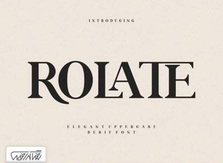 فونت انگلیسی – Rolate Font