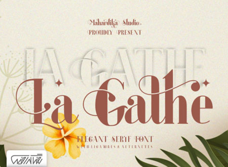 فونت انگلیسی – La Gathe Font