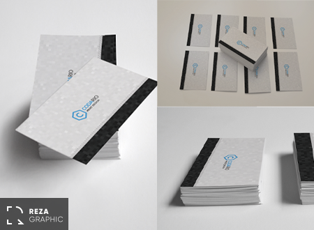 ۳ modern business card mockup designs Series one