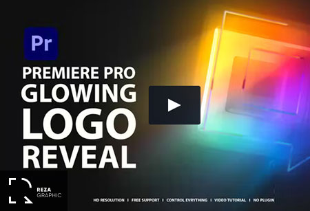 پروژه آماده پریمیرپرو لوگوموشن درخشش – Videohive Logo Reveal